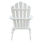 Beyaz Soild Ahşap Açık Mobilya Beach Lounge Sandalyeler Balkon Işıkları için