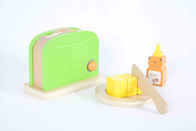 Toddler&amp;#39;S Ahşap Toaster Oyuncak, Soild Wood Çocuk Oyuncakları Mutfak Setleri